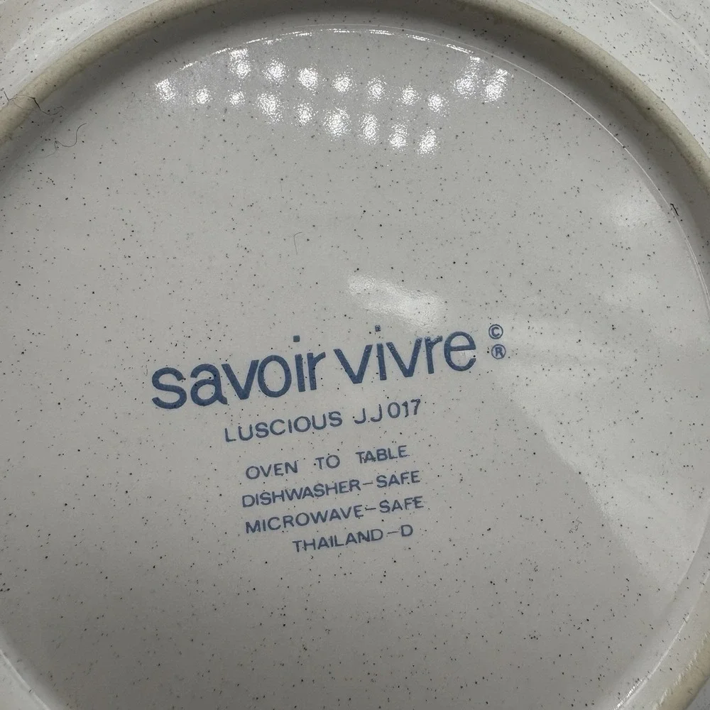 Savoir Vivre Saucer Cup Plates 6.5